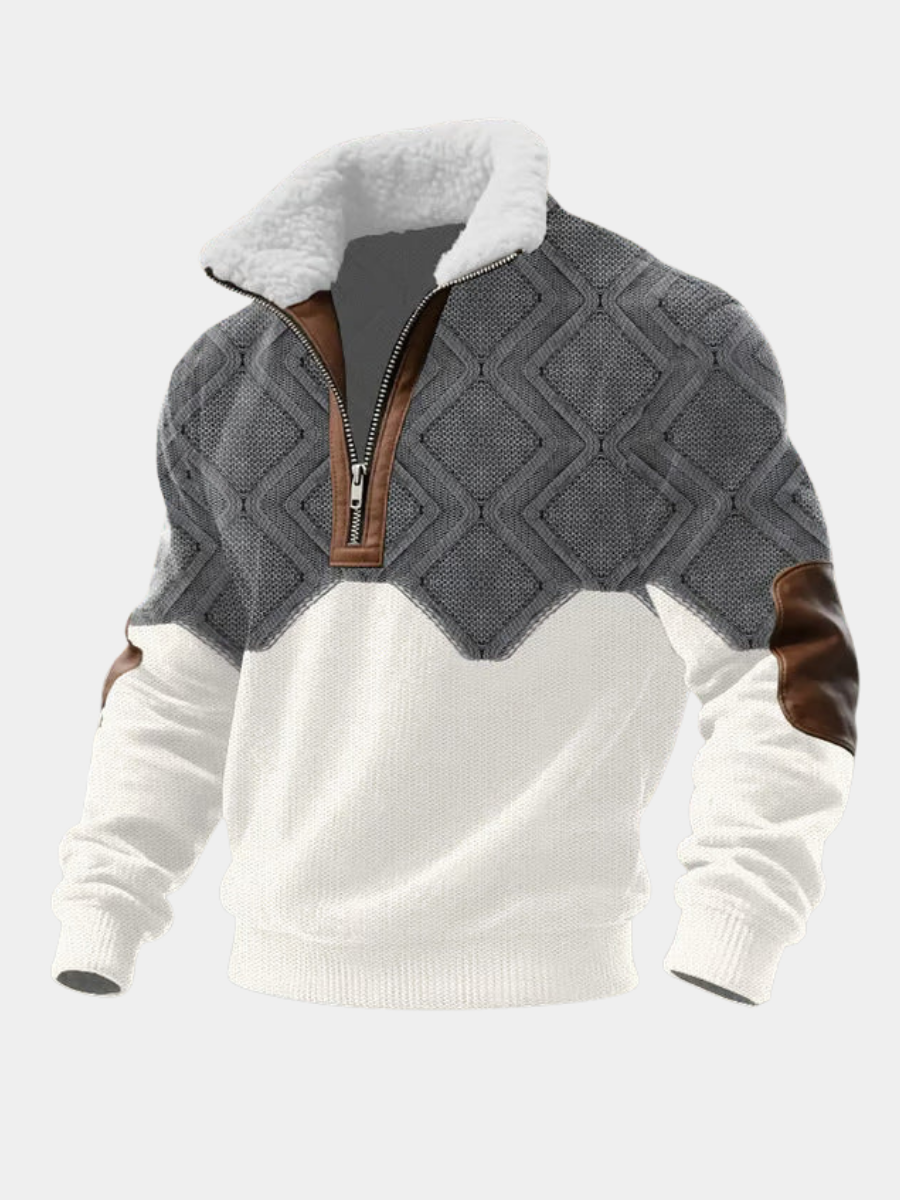 Anton | HIGH NECK FLEECE SWEATER
