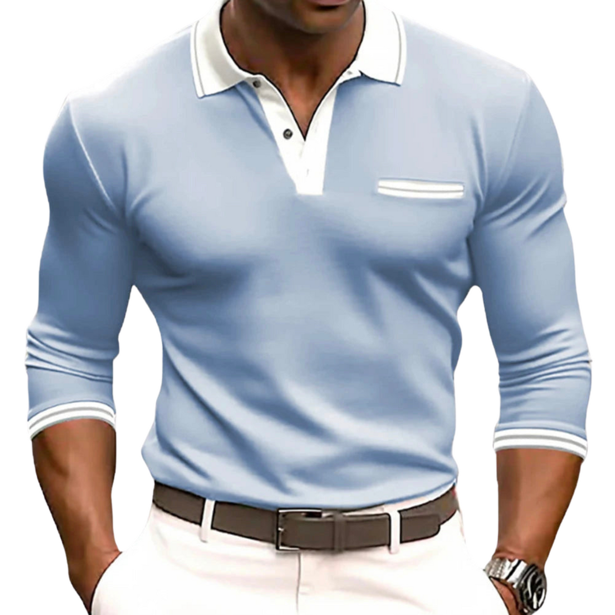 Darevo | Shirt with Elegant Contrast Details