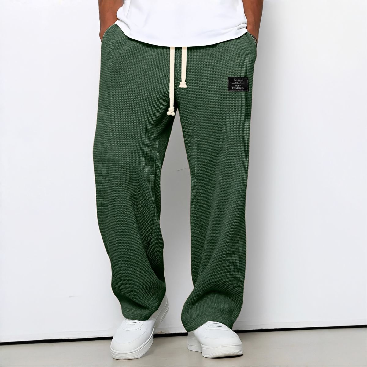 Darevo | Comfortable men's pants with a loose fit and adjustable waist