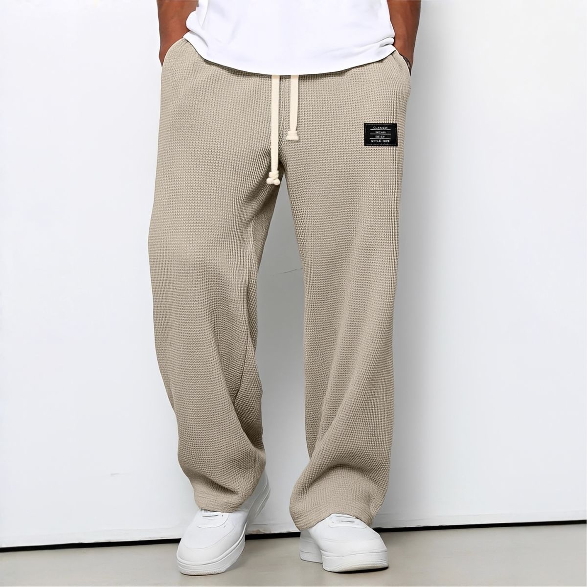 Darevo | Comfortable men's pants with a loose fit and adjustable waist