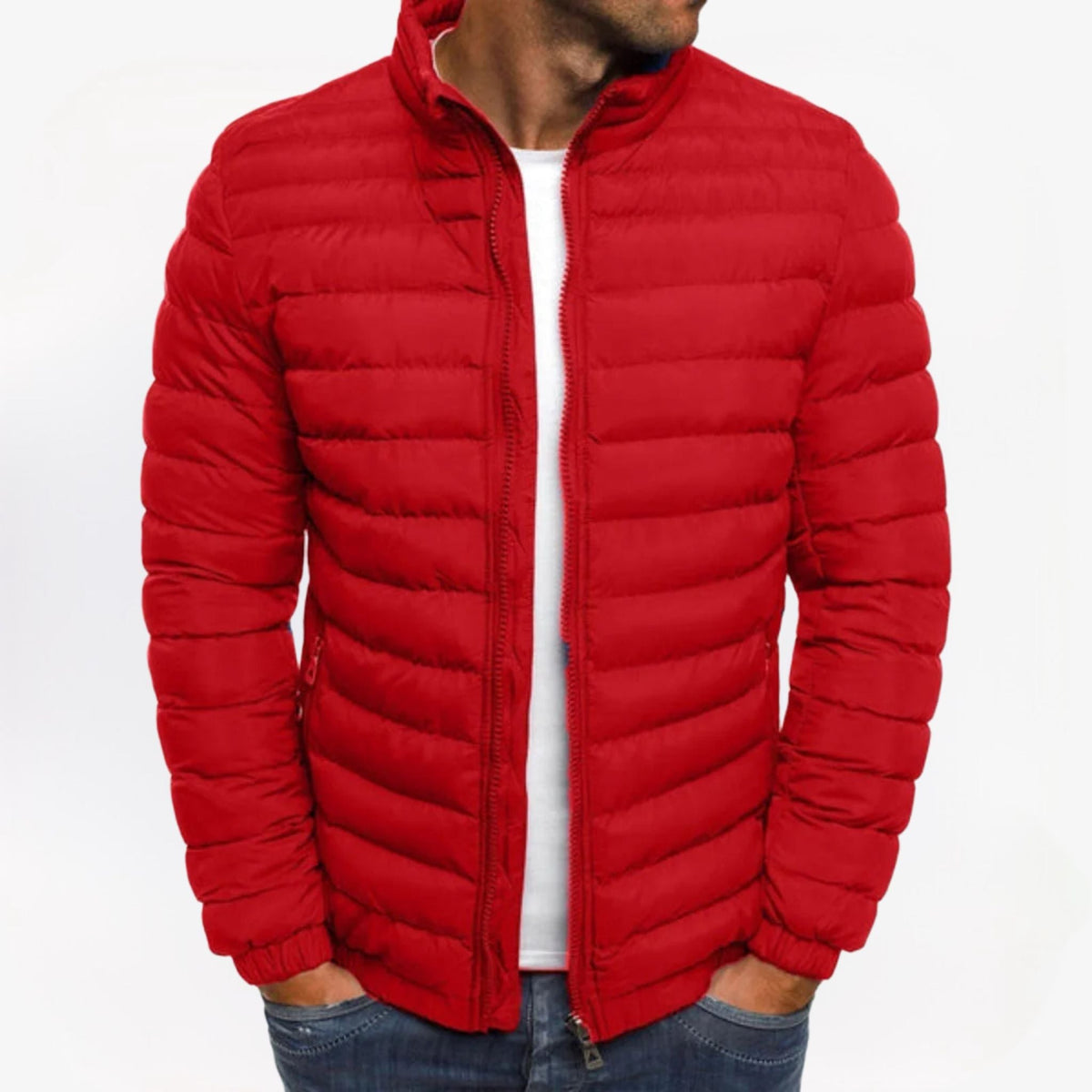 Alexander | Elegant Quilted Jacket with Zipper