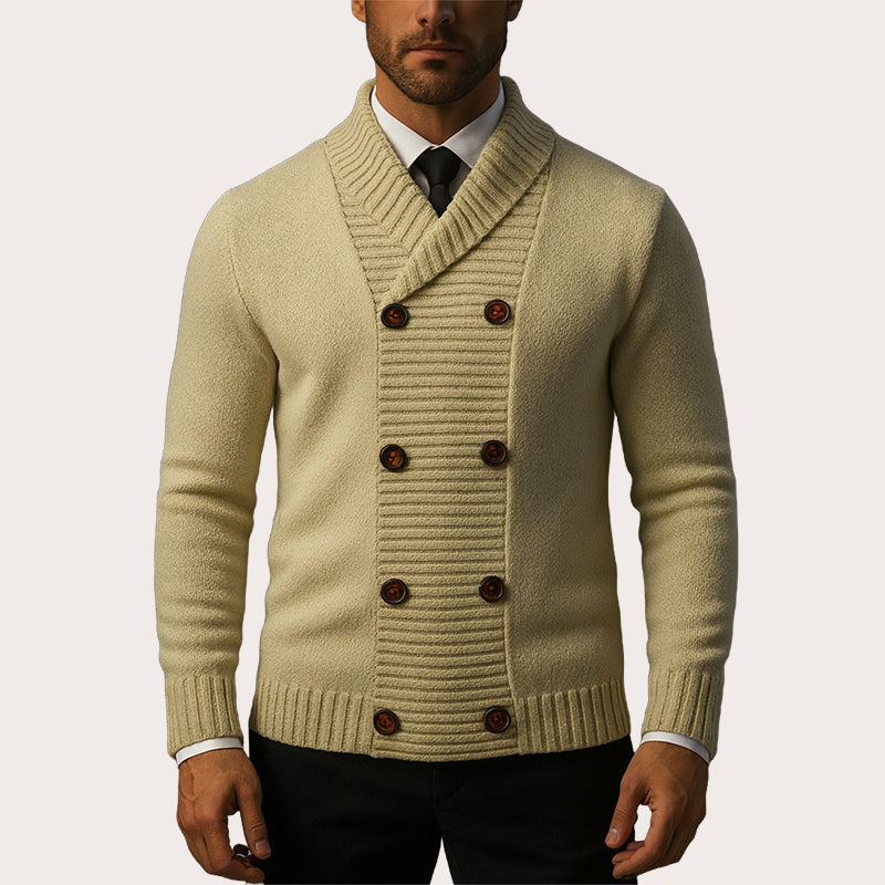 Darevo | Knitted Cardigan with Double Button Closure
