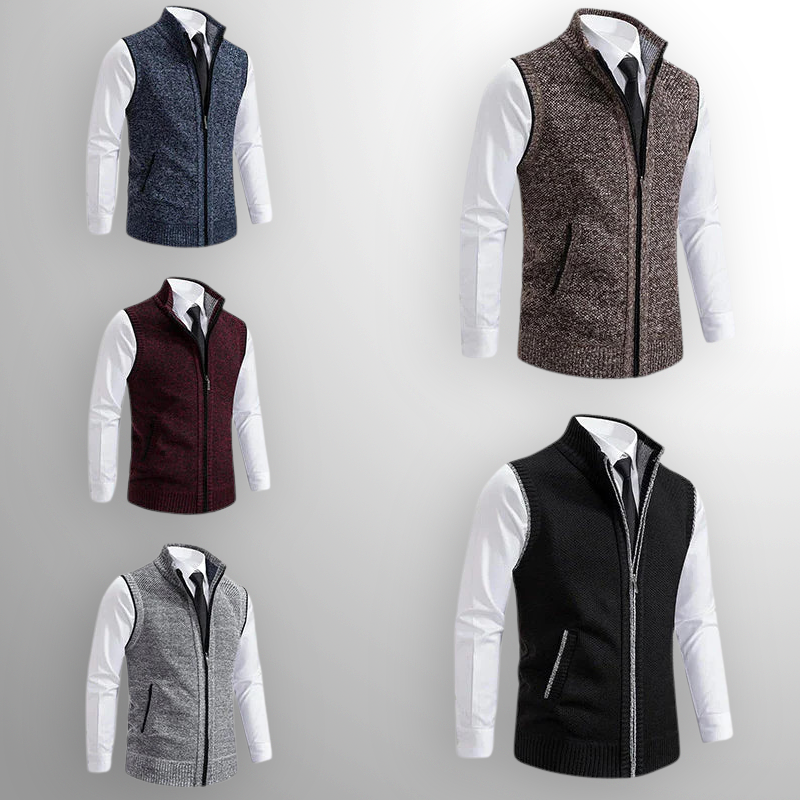 Darevo | Elegant Gilet with Full Zip